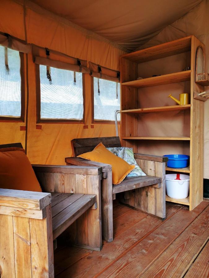 Vakantiepark De Bergen Wanroij - Safaritent Eksteriør billede