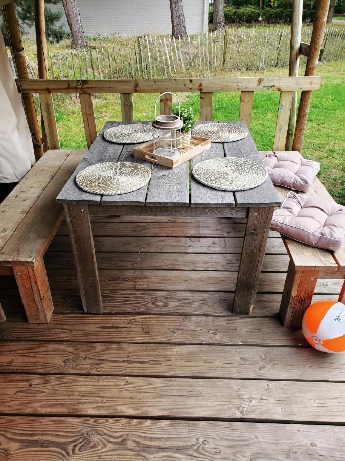 Vakantiepark De Bergen Wanroij - Safaritent Eksteriør billede